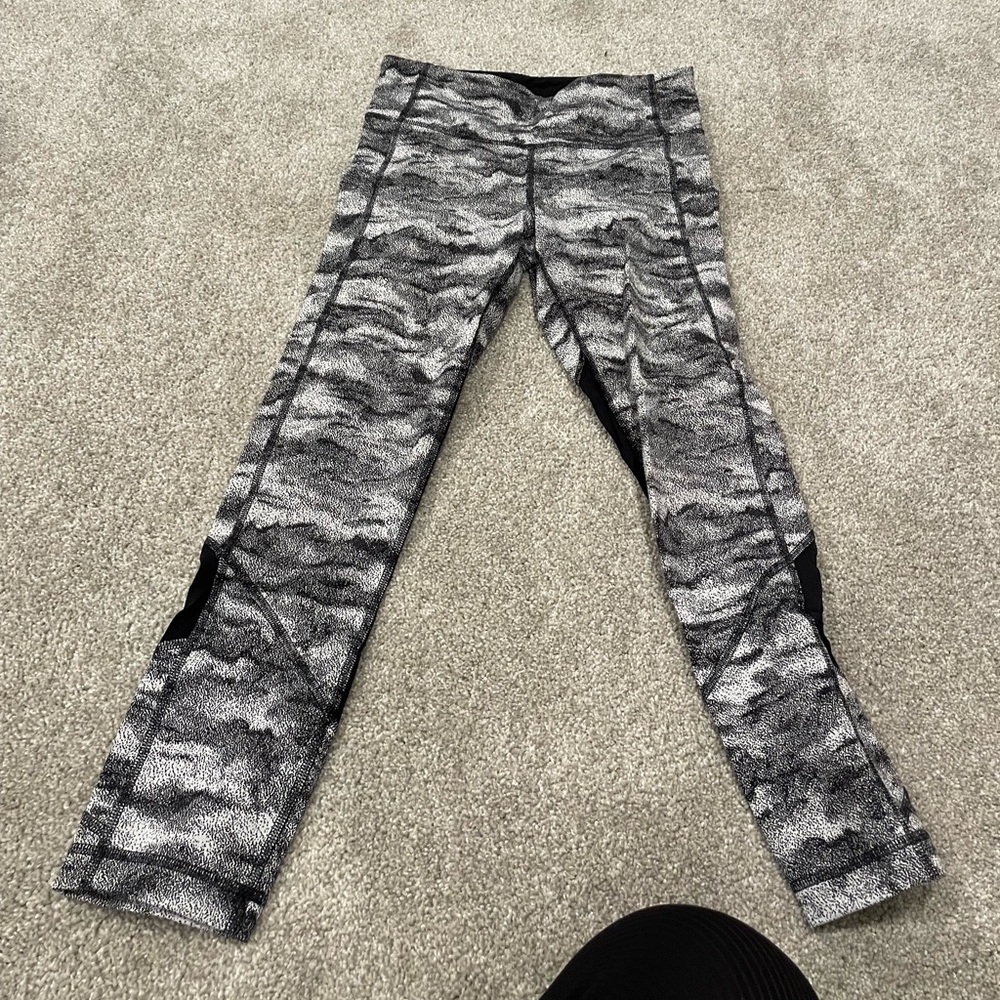 Gray Camouflage lululemon Leggings